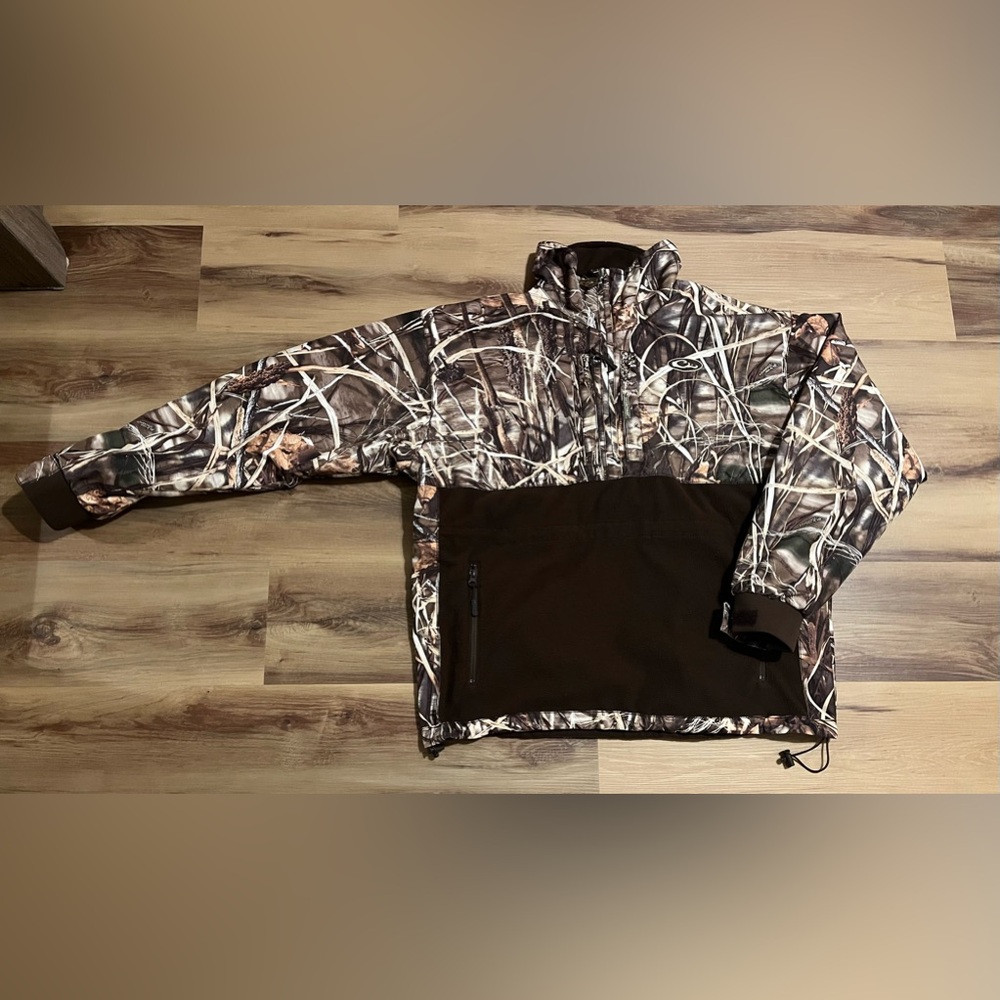 Drake Waterfowl Mens L Insulated 1/4 zip Blind Jacket